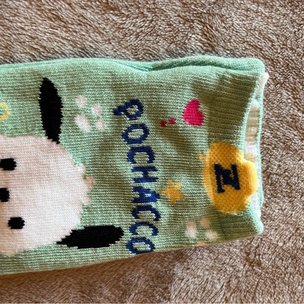NWT Hello Kitty 6 Pairs Socks for Girls Age 5-6 color Blue, purple, White, Pink